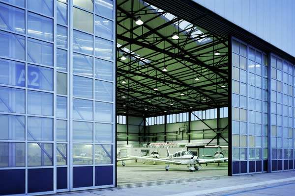 hangar doors