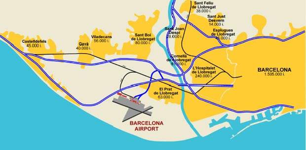 Barcelona International Airport El Prat Airport Technology [ 305 x 620 Pixel ]