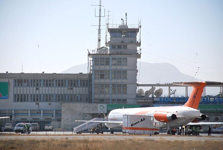 Kabul International Airport Ready To Resume International Flight Services   800px Kam Air At Kabul Airport In 2010 768x515 