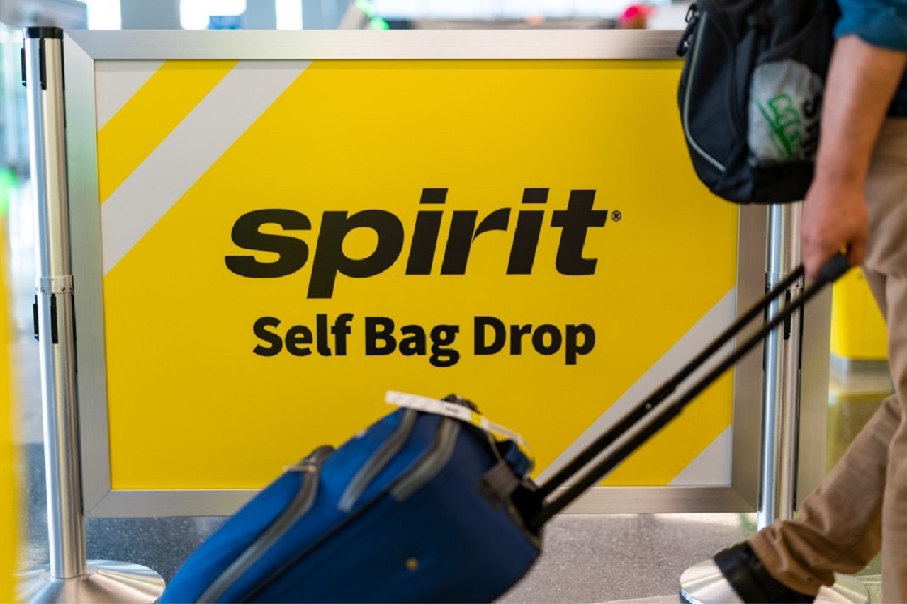 capítulo roto Prematuro Spirit Airlines introduces self-bag drop system at DFW airport