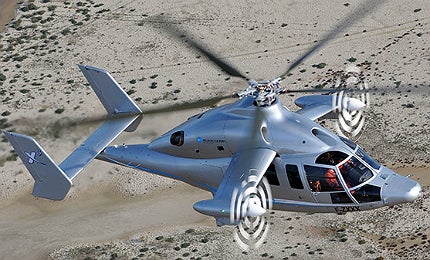 X3 demonstrator is a high speed, long-range hybrid helicopter