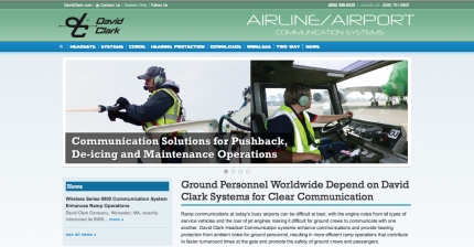 New website for airline or aiport ground support communications