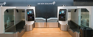 air new zealand biometric self-service bag drop