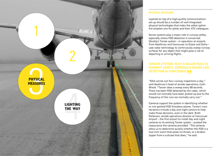 Airport Industry Review - in the first issue we take a look at technologies to improve airfield safety