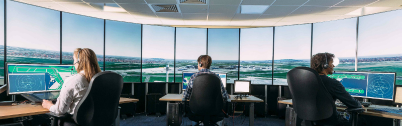 New State Of The Art Air Traffic Control Tower Simulator - 